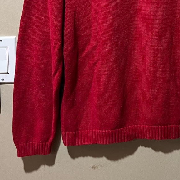 Tabi International Red Sweater with Red Bead/Sequin/Embroidery Embellishment - Picture 14 of 15